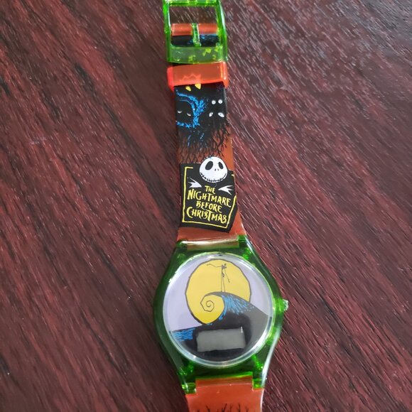 Nightmare Before Christmas Tim Burton Burger King watch 1993 - Picture 5 of 10